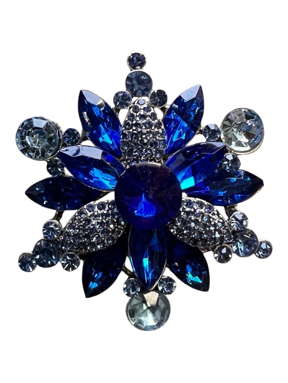 Blue Star Brooch - Elegant Women's Jewelry